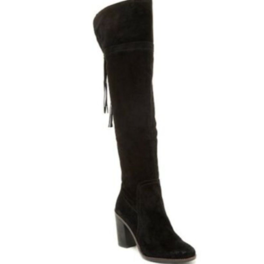 Franco Sarto Women's  Suede Over The Knee Boots